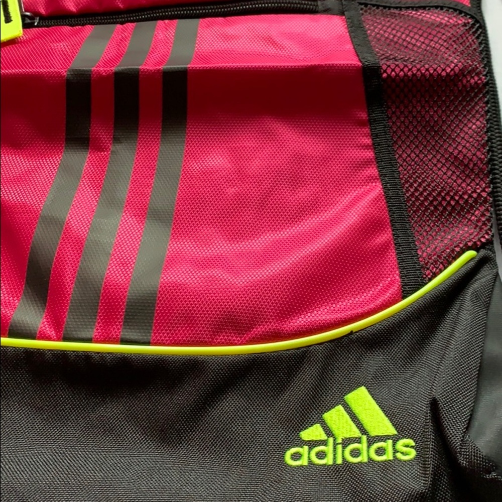 Pink Adidas Drawstring Backpack - Picture 4 of 4